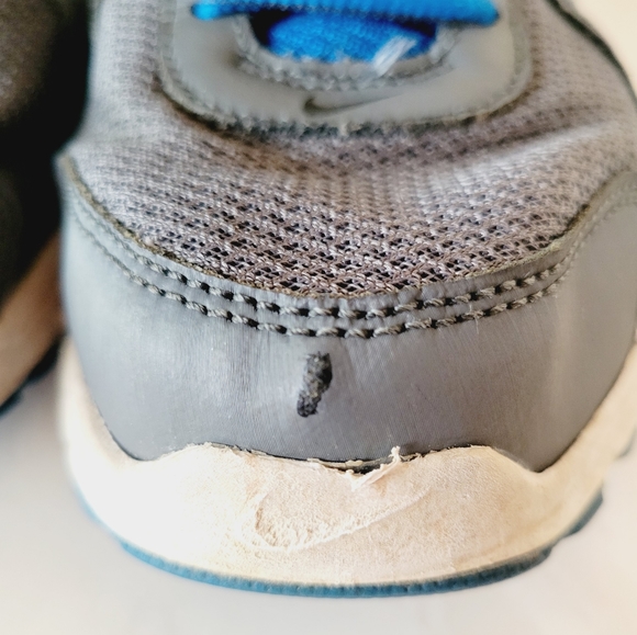 Nike Revolution 2 Gray / Blue Running Shoes 8.5 - Picture 5 of 10